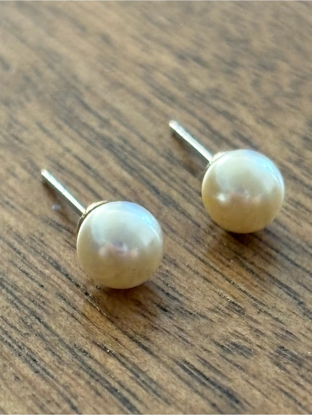 Classic Pearl Stud Earrings